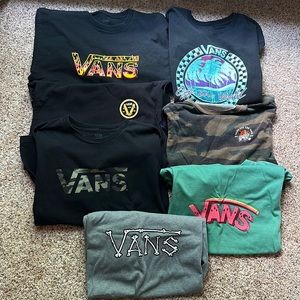 vans tshirt lot